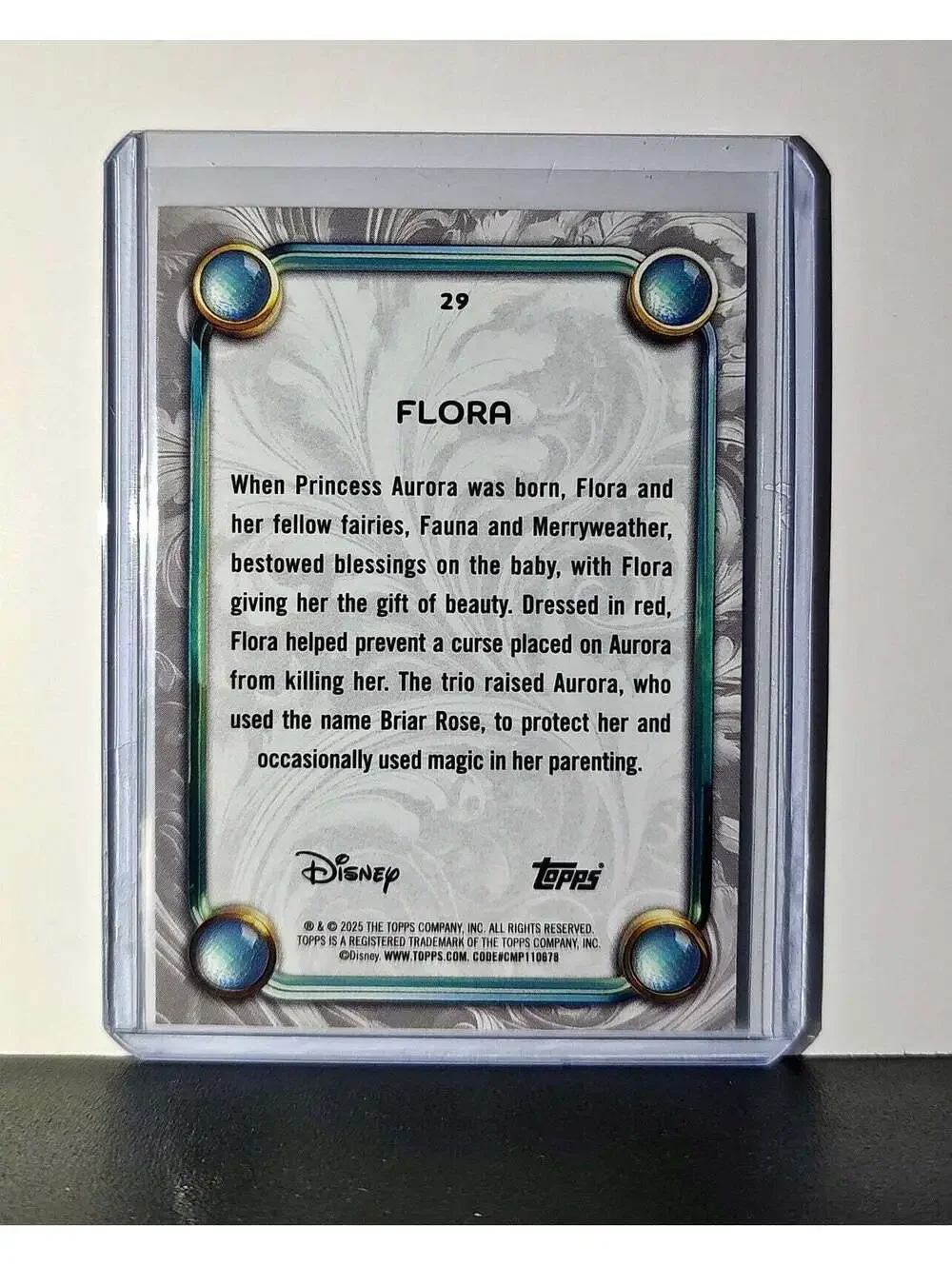 Flora 2025 Topps Disney Wonder #29 Card Sleeping Beauty